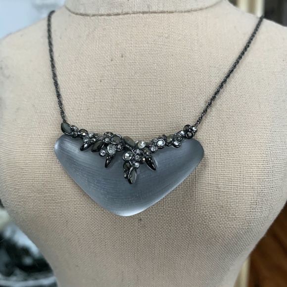 Alexis Bittar Light Gray Necklace - Picture 2 of 3